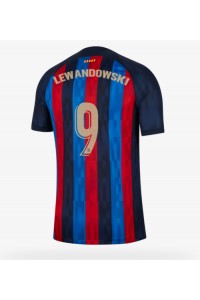 Barcelona Robert Lewandowski #9 Voetbaltruitje Thuis tenue 2022-23 Korte Mouw